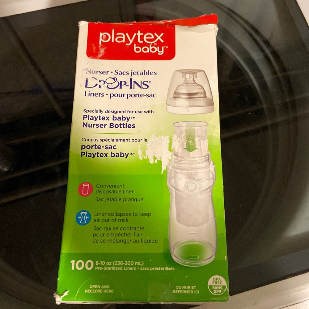 Playtex drop in bottle liners as is